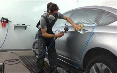 фото локальная покраска авто
